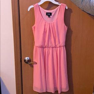 Pink knee length dress